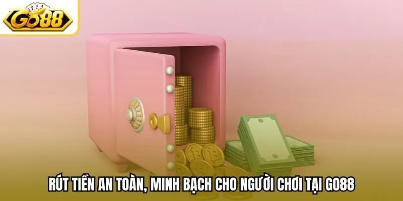 Rút tiền an toàn, minh bạch cho người chơi tại Go88